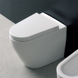 Бяла тоалетна чиния - стояща - Серия Тиззи